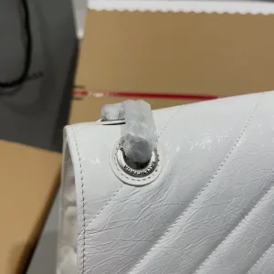 Balenciaga Rodeo Chain Shoulder Large White 33cm