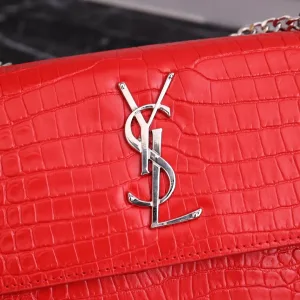 Saint Laurent Kate Chain Bag Small Red Gold Hardware Exact Size Unknown 211