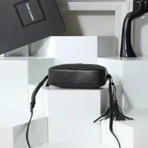 Saint Laurent Camera Bag Small Black Silver Hardware Exact Size Unknown 119