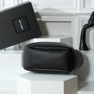 Saint Laurent Le 5 A 7 Hobo Bag Medium Black Gold Hardware Exact Size Unknown 074