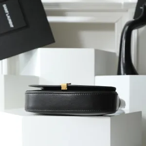 Saint Laurent Le 5 A 7 Hobo Bag Medium Black Gold Hardware Exact Size Unknown 110