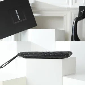 Saint Laurent LouLou Shoulder Bag Medium Black Silver Hardware Exact Size Unknown 231