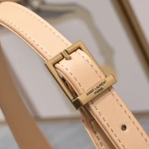 Saint Laurent LouLou Shoulder Bag Medium Tan Gold Hardware Exact Size Unknown 045