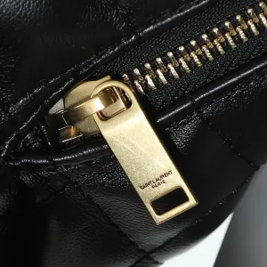 Saint Laurent Puffer Shoulder Bag Large Black Gold Hardware Exact Size Unknown 077