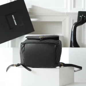 Saint Laurent Drawstring Shoulder Bag Medium Black Gold Hardware Exact Size Unknown 100