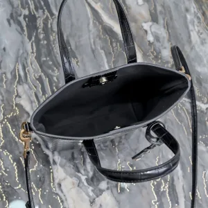 Saint Laurent Sac De Jour Satchel Medium Black Gold Hardware Exact Size Unknown 012