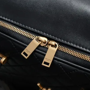 Saint Laurent Sac De Jour Satchel Medium Black Gold Hardware Exact Size Unknown 047