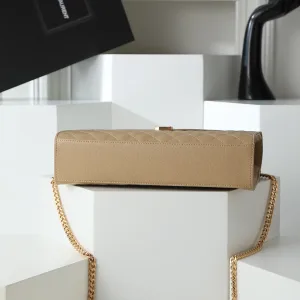 Saint Laurent Shopping Tote Bag Large Beige Gold Hardware Exact Size Unknown 091