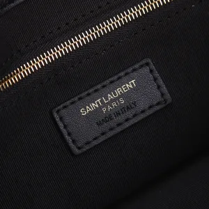 Saint Laurent Shopping Tote Bag Large Black Gold Hardware Exact Size Unknown 009