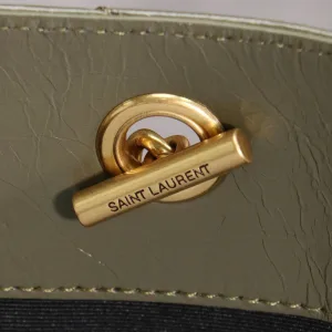 Saint Laurent Shopping Tote Bag Large Brown Gold Hardware Exact Size Unknown 242