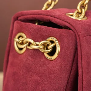 Saint Laurent Shopping Tote Bag Large Red Gold Hardware Exact Size Unknown 140