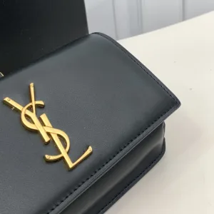 Saint Laurent Kate Chain Bag Small Black Gold Hardware Exact Size Unknown 067