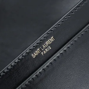 Saint Laurent Shoulder Bag Medium Gray Gold Hardware Exact Size Unknown 038