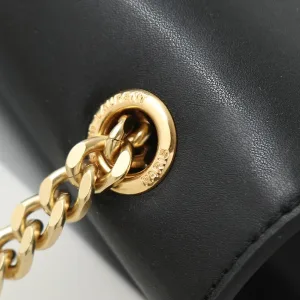 Saint Laurent Kate Chain Bag Small Black Gold Hardware Exact Size Unknown 257