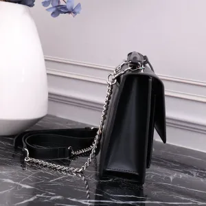 Saint Laurent Kate Chain Bag Small Black Silver Hardware Exact Size Unknown 208