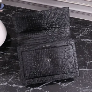 Saint Laurent Kate Chain Bag Small Black Silver Hardware Exact Size Unknown 217
