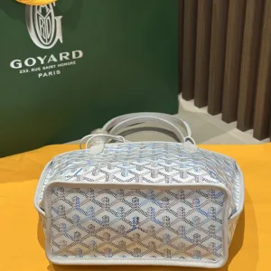 Goyard Anjou Mini Tote Bag Small White 20cm