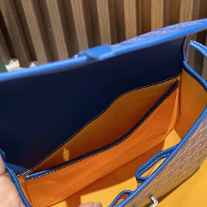 Goyard Belvedere PM Messenger Bag Small Blue 22cm