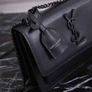 Saint Laurent Kate Chain Bag Small Gray Black Hardware Exact Size Unknown 223