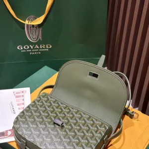 Goyard Belvedere PM Messenger Bag Small Green 22cm