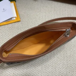 Goyard Boheme Hobo Bag Small Black Brown 25cm