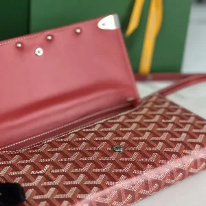 Goyard Plumet Pocket Wallet Small Pink 20cm