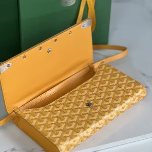 Goyard Plumet Pocket Wallet Small Yellow 20cm