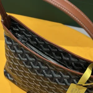 Goyard Rouette Hobo Bag Small Black 22cm