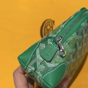Goyard Senat Pouch Mini Green 16cm