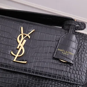 Saint Laurent Kate Chain Bag Small Gray Gold Hardware Exact Size Unknown 218