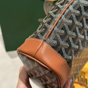 Goyard Vendome Mini Tote Bag Small Black Brown 24cm