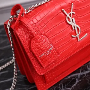 Saint Laurent Kate Chain Bag Small Red Gold Hardware Exact Size Unknown 211