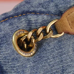 Saint Laurent Kate Chain Bag Small Tan Gold Hardware Exact Size Unknown 015