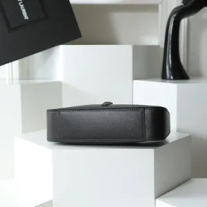 Saint Laurent Le 5 A 7 Hobo Bag Medium Black Gold Hardware Exact Size Unknown 071