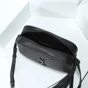 Saint Laurent Camera Bag Small Black Silver Hardware Exact Size Unknown 119