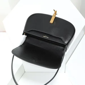 Saint Laurent Le 5 A 7 Hobo Bag Medium Black Gold Hardware Exact Size Unknown 110