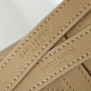 Saint Laurent LouLou Shoulder Bag Medium Beige Gold Hardware Exact Size Unknown 096
