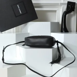 Saint Laurent Camera Bag Small Black Silver Hardware Exact Size Unknown 120