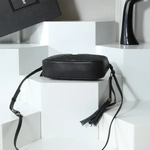 Saint Laurent Camera Bag Small Gray Silver Hardware Exact Size Unknown 118