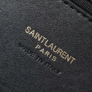Saint Laurent LouLou Shoulder Bag Medium Black Gold Hardware Exact Size Unknown 260