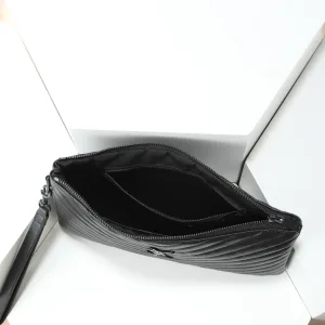 Saint Laurent LouLou Shoulder Bag Medium Black Silver Hardware Exact Size Unknown 231