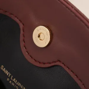 Saint Laurent Niki Messenger Bag Medium Red Gold Hardware Exact Size Unknown 205