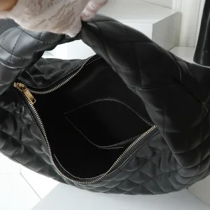 Saint Laurent Puffer Shoulder Bag Large Black Gold Hardware Exact Size Unknown 077