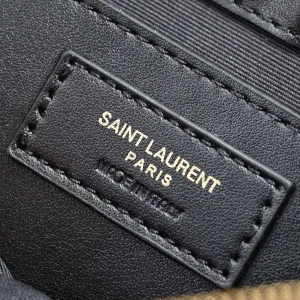 Saint Laurent Puffer Shoulder Bag Large Brown Gold Hardware Exact Size Unknown 235
