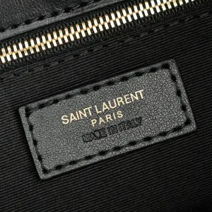 Saint Laurent Puffer Shoulder Bag Large Brown Gold Hardware Exact Size Unknown 237