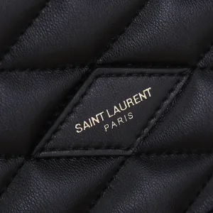 Saint Laurent Shopping Tote Bag Large Black Gold Hardware Exact Size Unknown 009