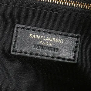Saint Laurent Shopping Tote Bag Large Brown Gold Hardware Exact Size Unknown 242