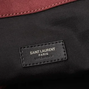 Saint Laurent Shopping Tote Bag Large Red Gold Hardware Exact Size Unknown 104