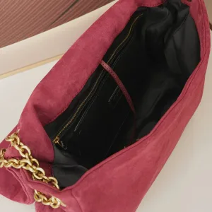 Saint Laurent Shopping Tote Bag Large Red Gold Hardware Exact Size Unknown 140