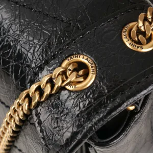 Saint Laurent Shopping Tote Bag Large Red Gold Hardware Exact Size Unknown 245